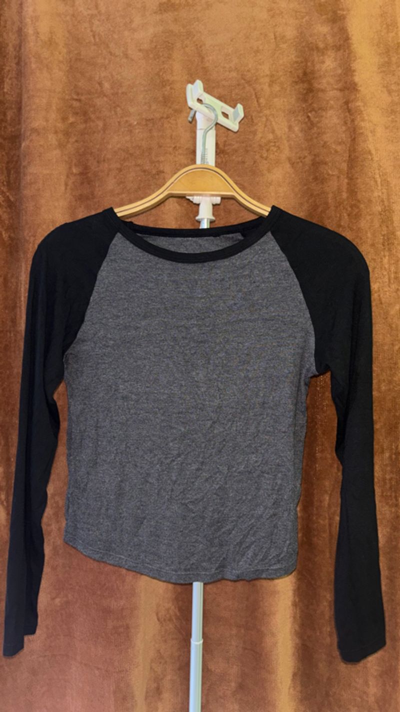 T-Shirt long sleeve slim, foto 2