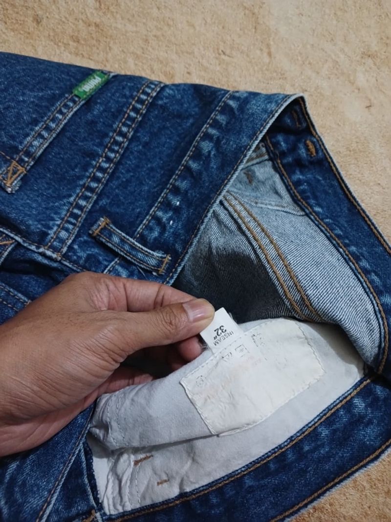 Puma jeans baggy second thrift, foto 3