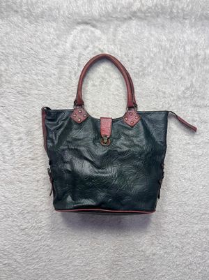 green tote bag