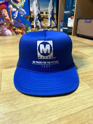 Vtg Trucker Hat Metro ‘90