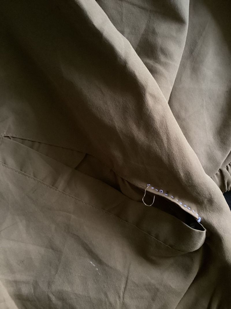 Work Jacket Semi Kemeja GaojiwenHu0 Cream Basic, foto 4