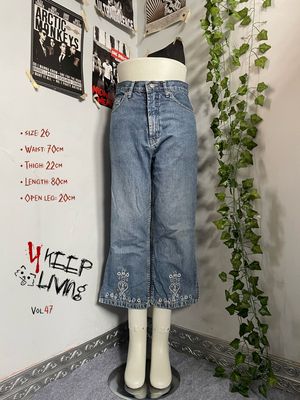 celana jeans bordir