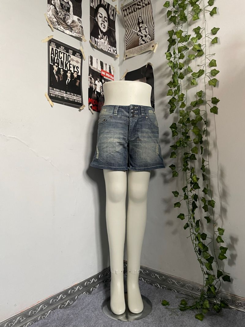celana jeans short-hotpants-denim, foto 3