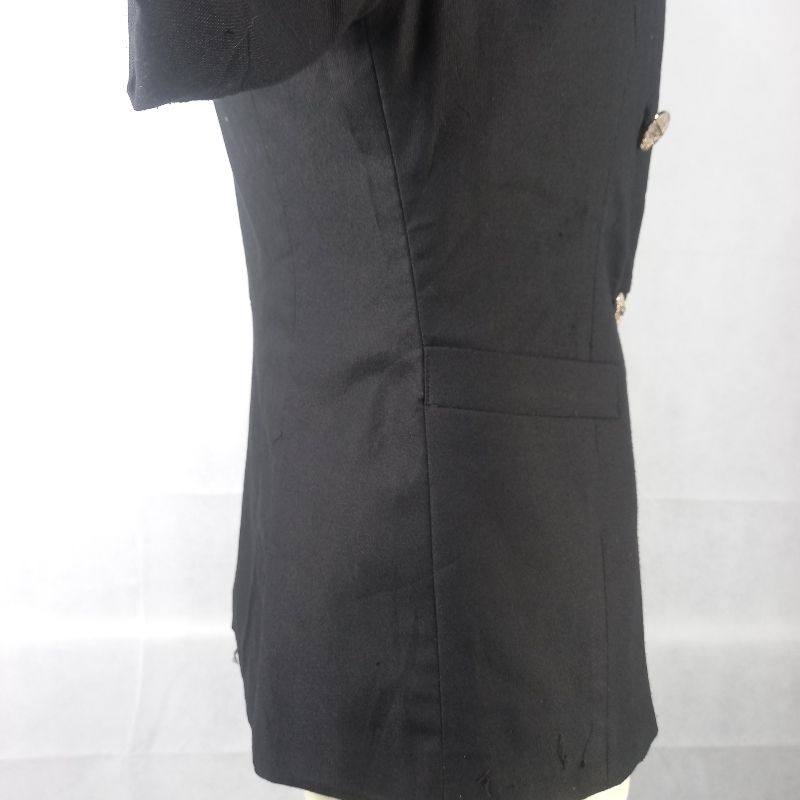 2ME - Blazer Plain Black Inner Suit Light Brown, foto 4
