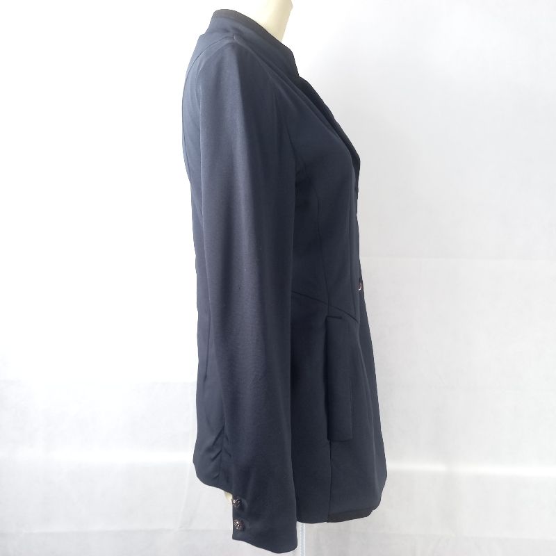 Joinus - Blazer Plain Navy Blue Black Stripe, foto 4