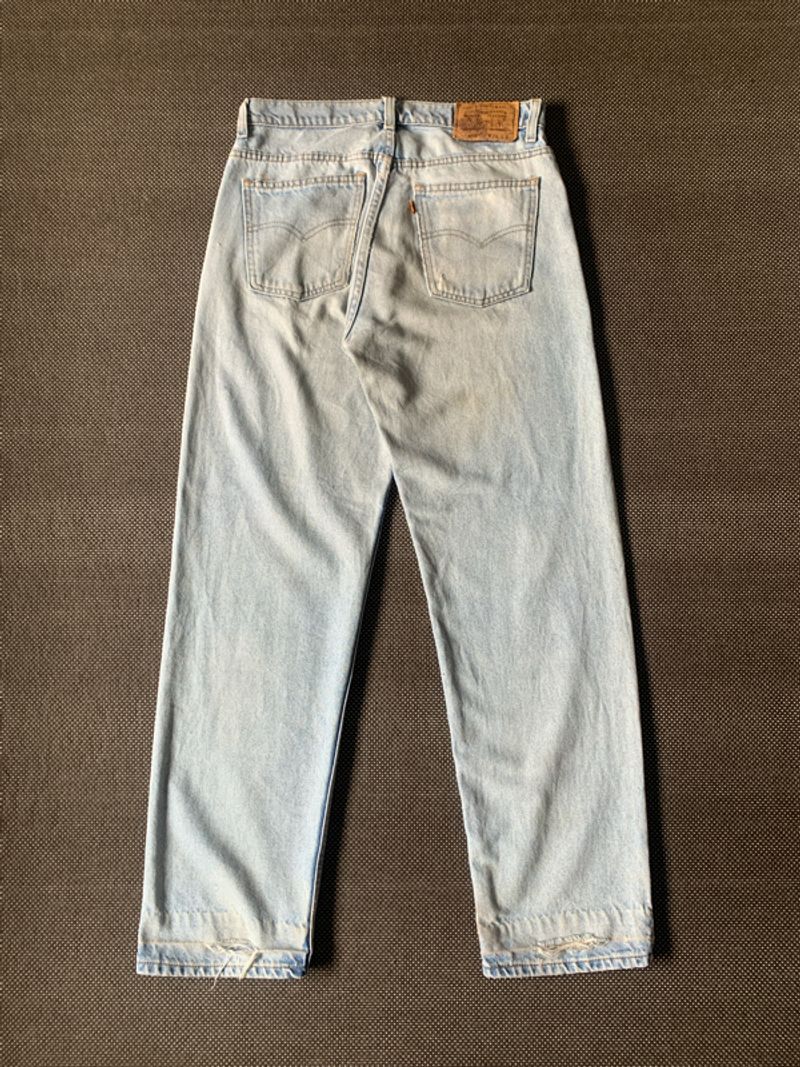 1997 Orange Tab Levi’s 605 Jeans, foto 2