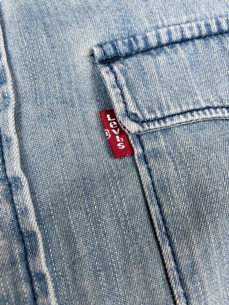LEVIS CLASSIC WESTERN SHIRT BLUEWASHED, foto 5