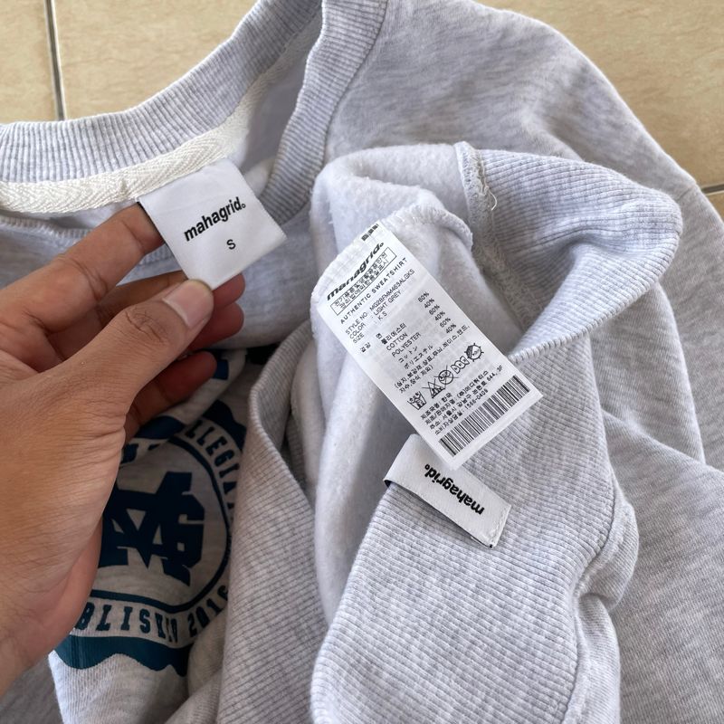 Mahagrid Crewneck Abu misty L, foto 4