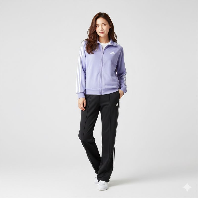 Tracktop Adidas 3 Stripe purple, foto 6