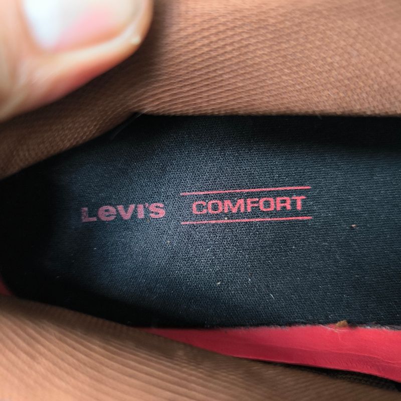 LEVI's Sneaker leather brown size 45, foto 8