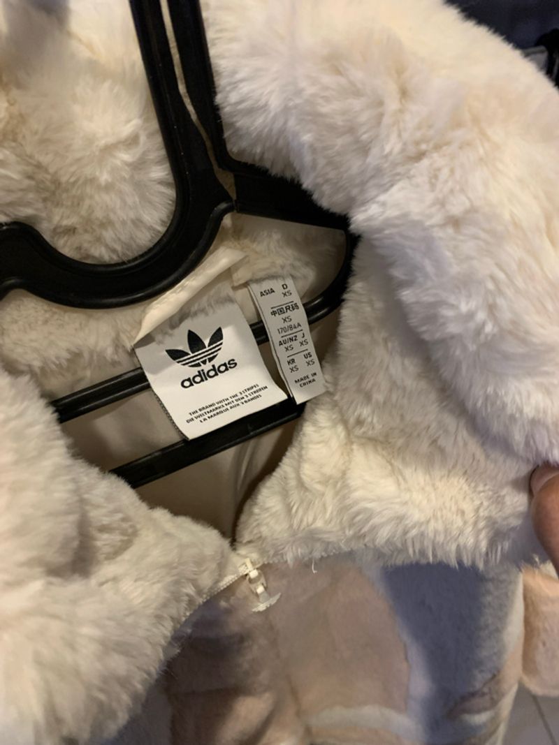 Sherpa jacket adidas biglogo, foto 3