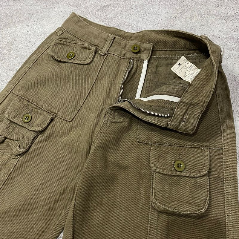 Unknown baggy cargo jeans olive green, foto 6