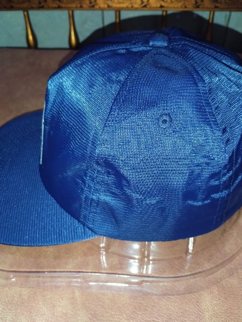 Mr. Nice Guy Stitched Patch Graphic Blue Snapback Hat, foto 3