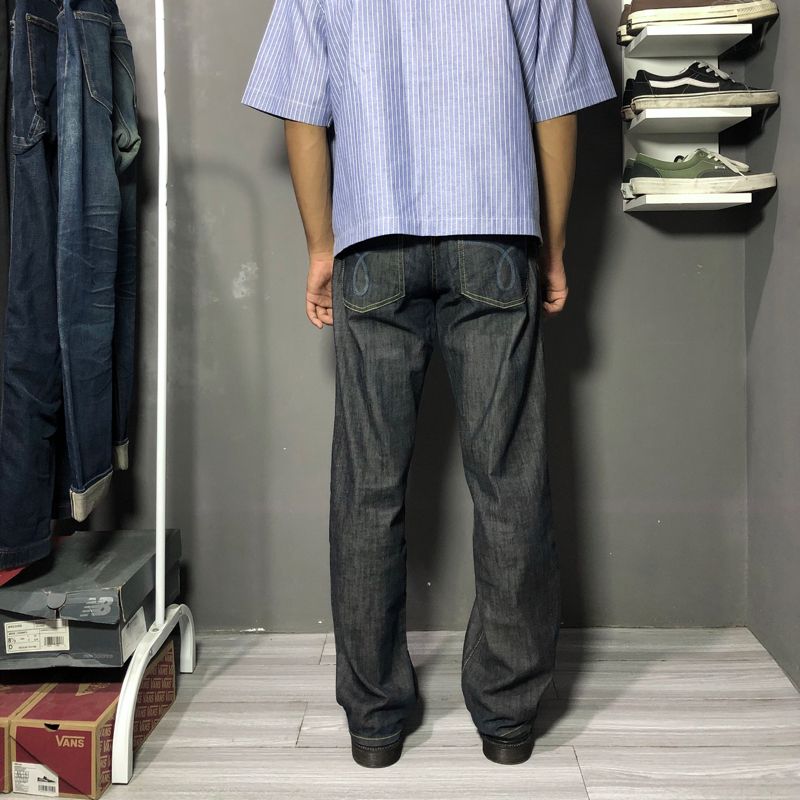 CALVIN KLEIN STRAIGHT FIT DEEP INDIGO JEANS, foto 8