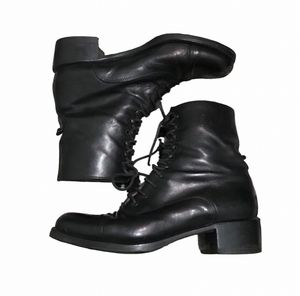 Boots Handmade Italy Black Leather