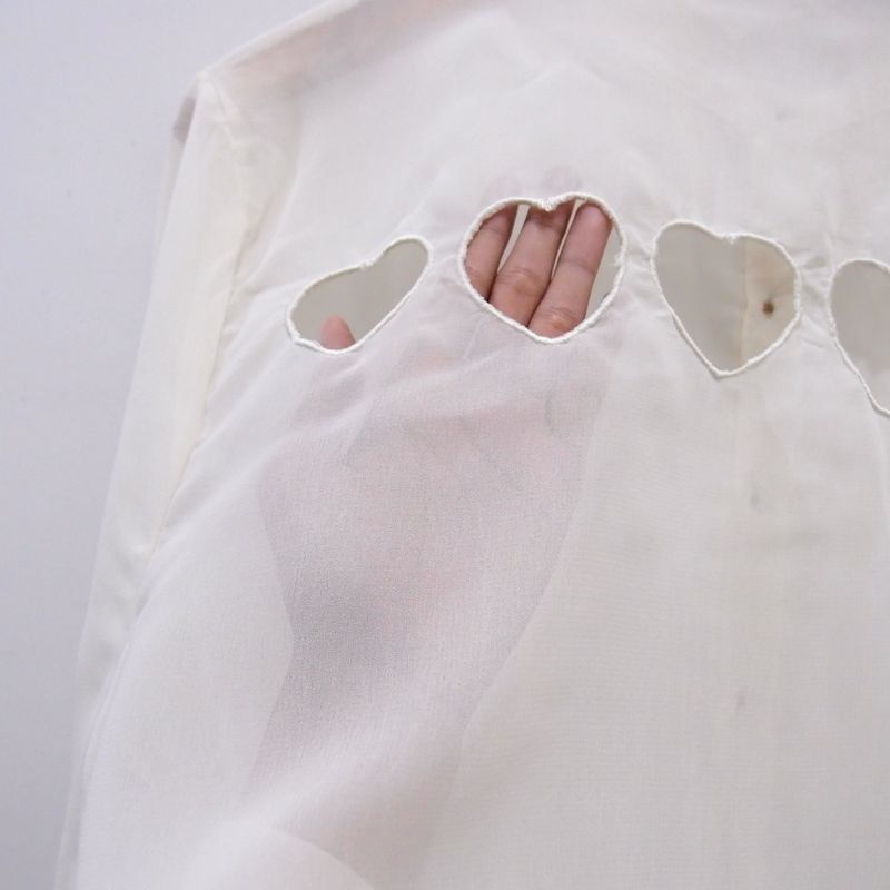 AN4319 BLOUSE KRAH TRAMP INDIAN POLYESTER BROKEN WHITE, foto 4