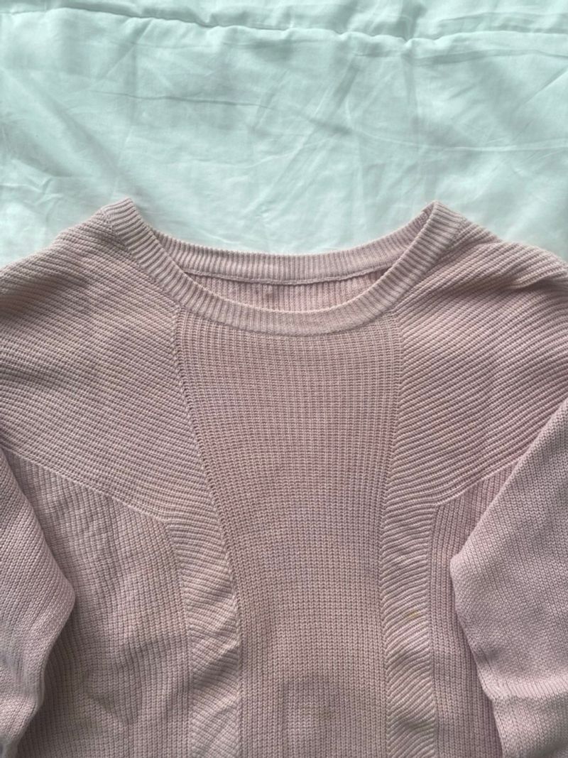 Baby Pink Knitted Sweatshirt, foto 2