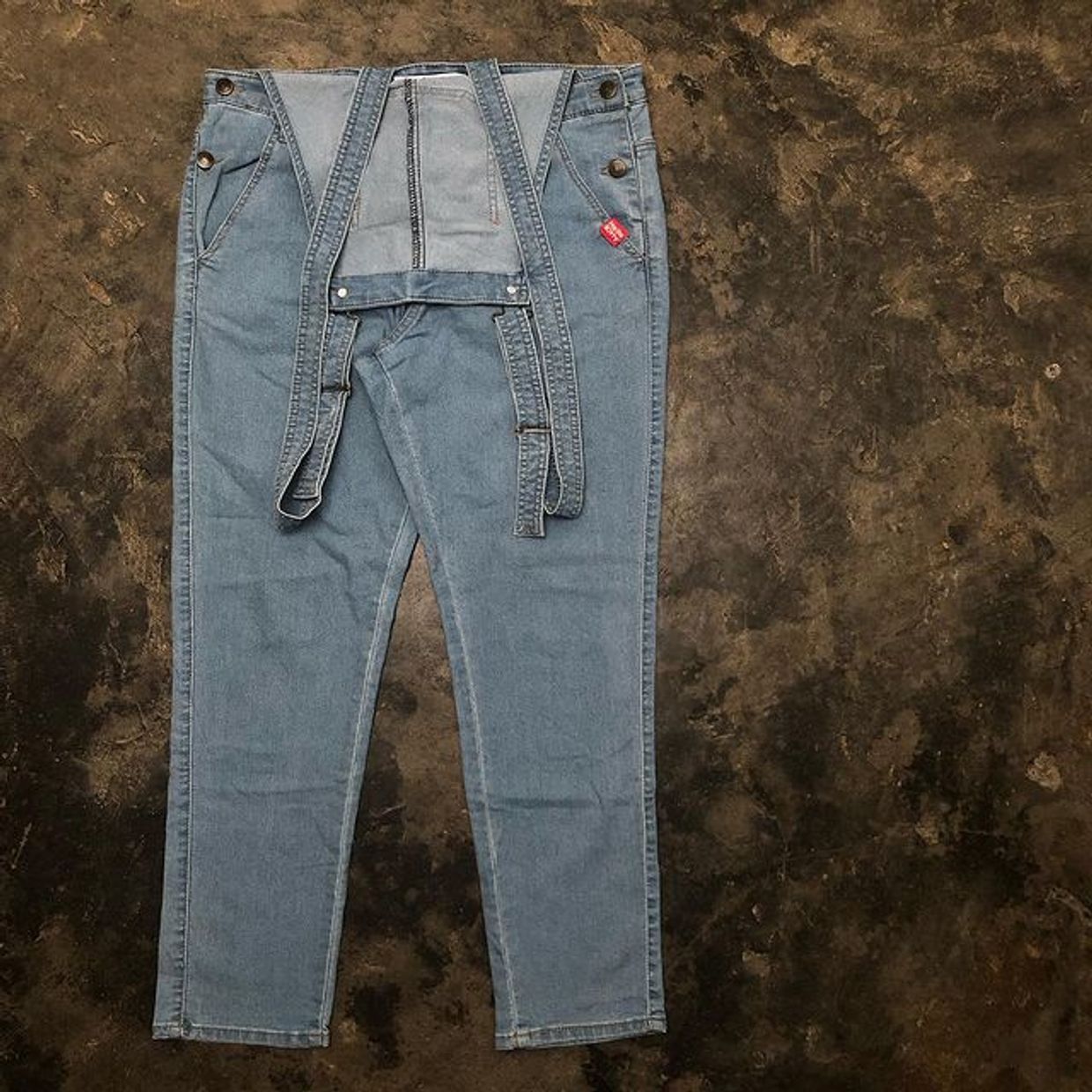 Casual Dungaree Wanita blue