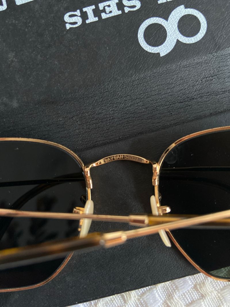 Rey.Ban Hexagonal Metal Flat Lenses RB3548N Sunglasses, foto 9