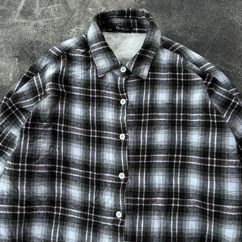 Nby Flannel Shirt Sherpa, foto 3