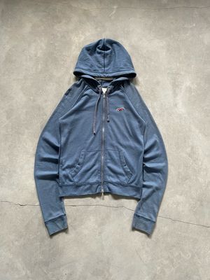 Hollister Zip Up Hoodie Double Zip Smal Icon Logo