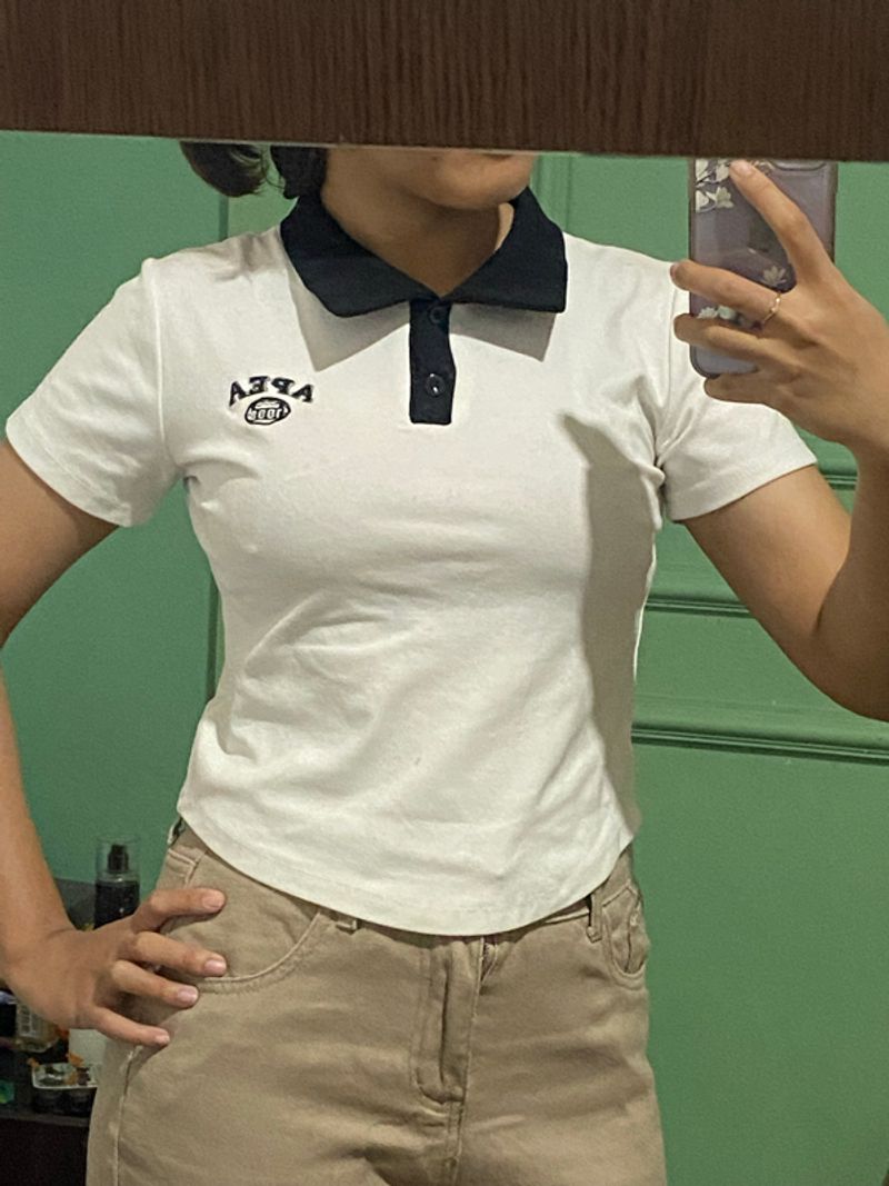 Fitted crop top, foto 4