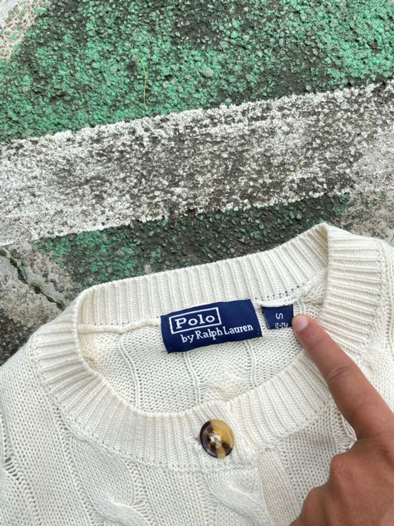 KNIT POLO RL CABLE, foto 6