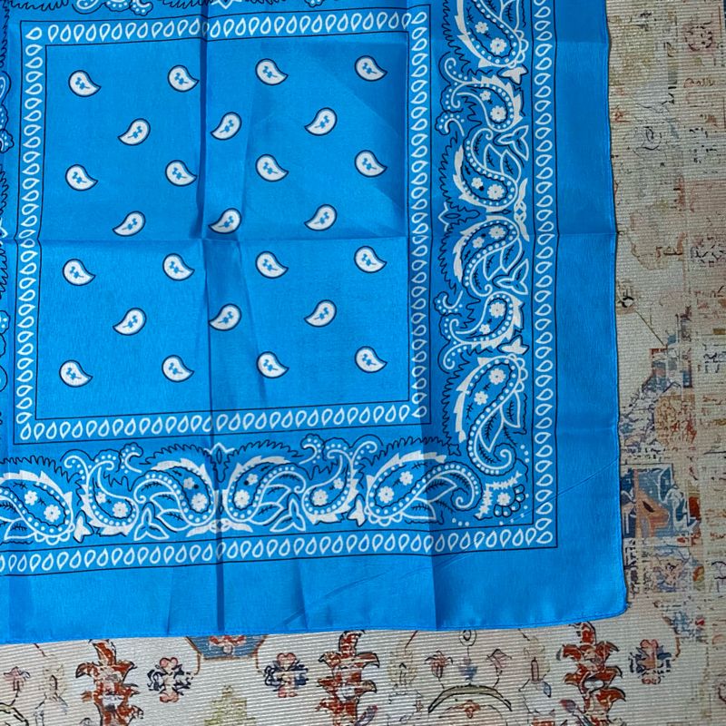 Casual Biker Scarf Pria blue, foto 2