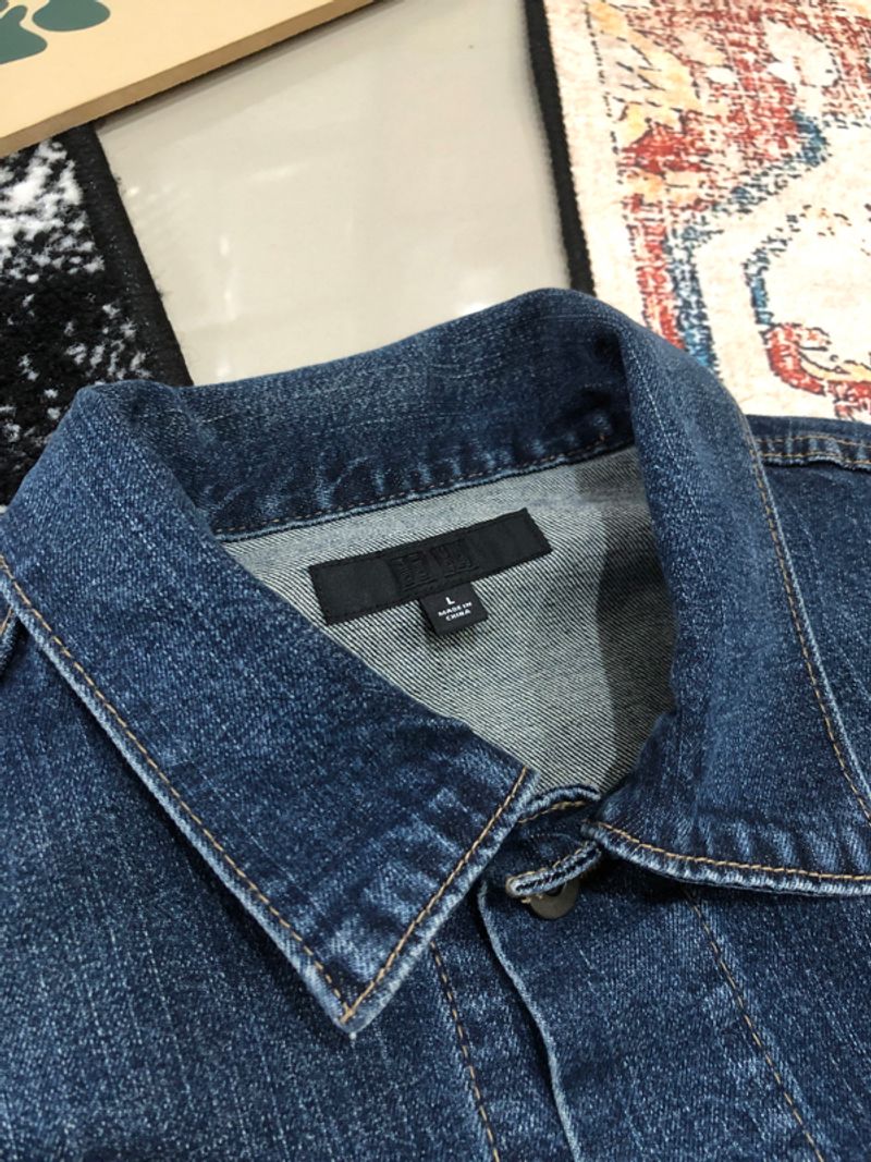 Uniqlo Indigo Blue Jeans Jacket, foto 3