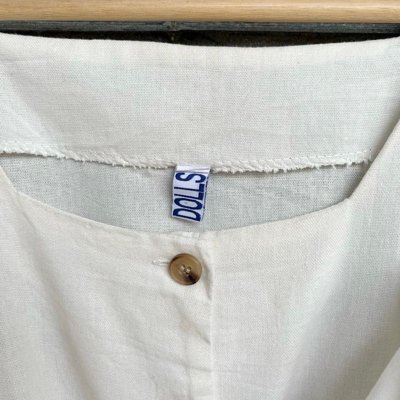 F164 - Blouse Semi Crop Ruffle Dolls, foto 5