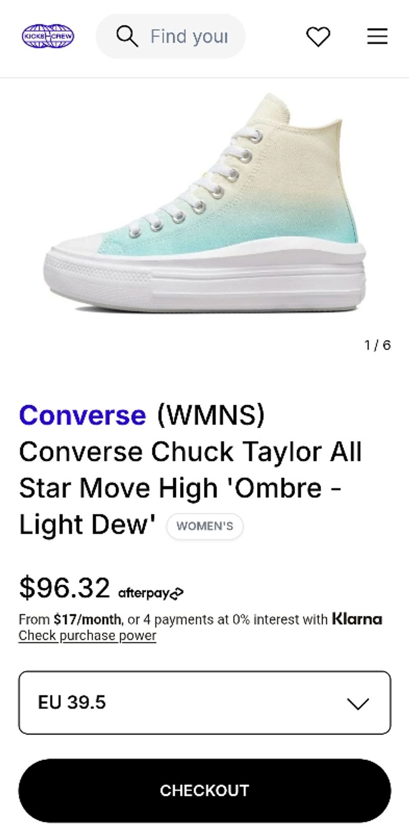 Converse CTAS Move Hi Ombre Light Dew, foto 7