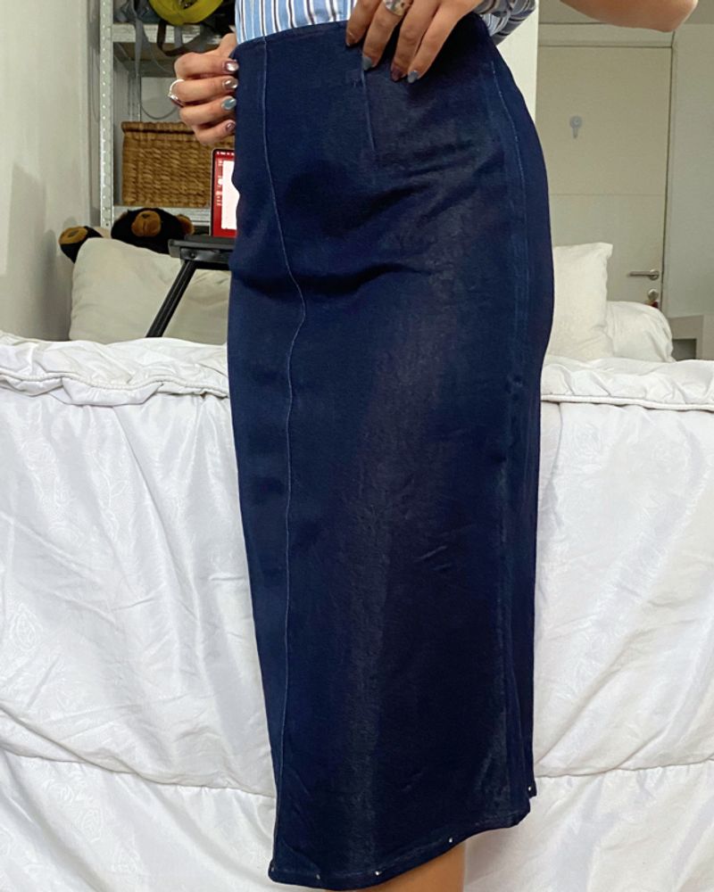 Asymmetrical Jean Skirt, foto 2