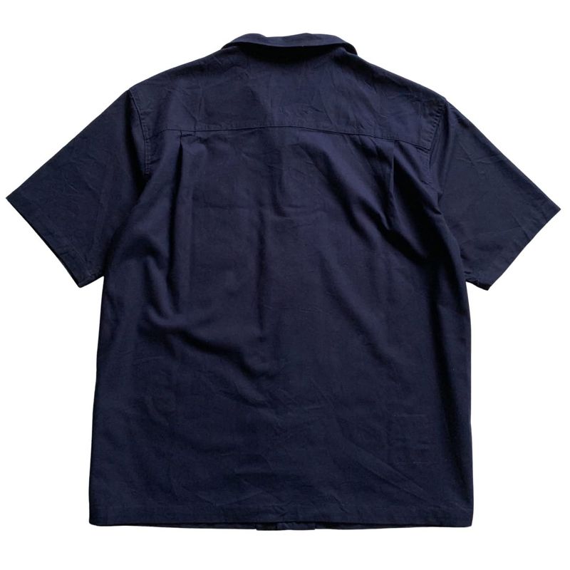 Monoflow Double Pleated Shirt Navy, foto 8