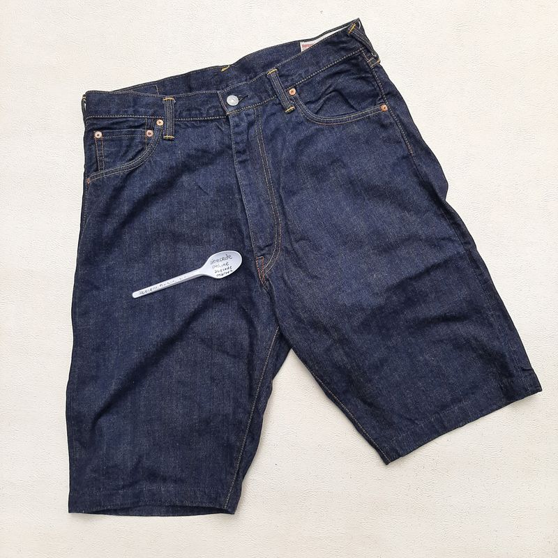 Evisu Y2K Short Pria navy, foto 3