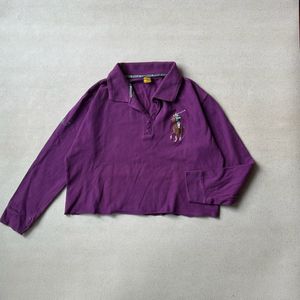 Minimalist Polo shirt Pria purple