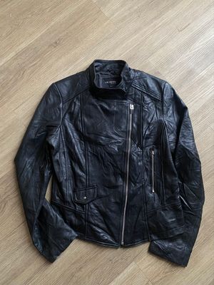 ME. SENSE CAFERACER LEATHER JACKET | RAMONES