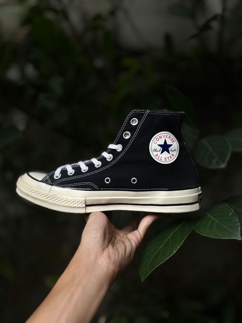 Converse Chuck Taylor 1970S HI First String Black White ( NO, foto 5