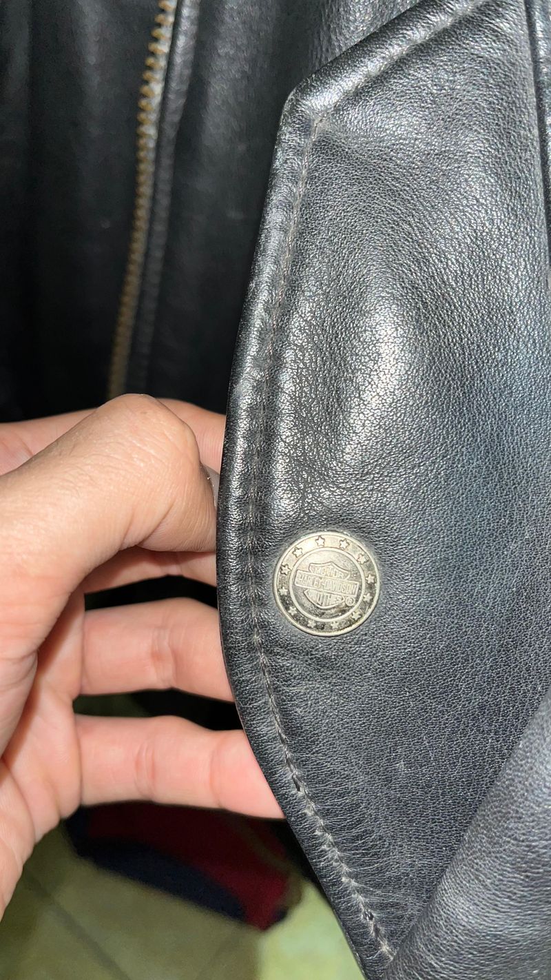 Harley Davidson Leather Jacket Original Made in USA, foto 8
