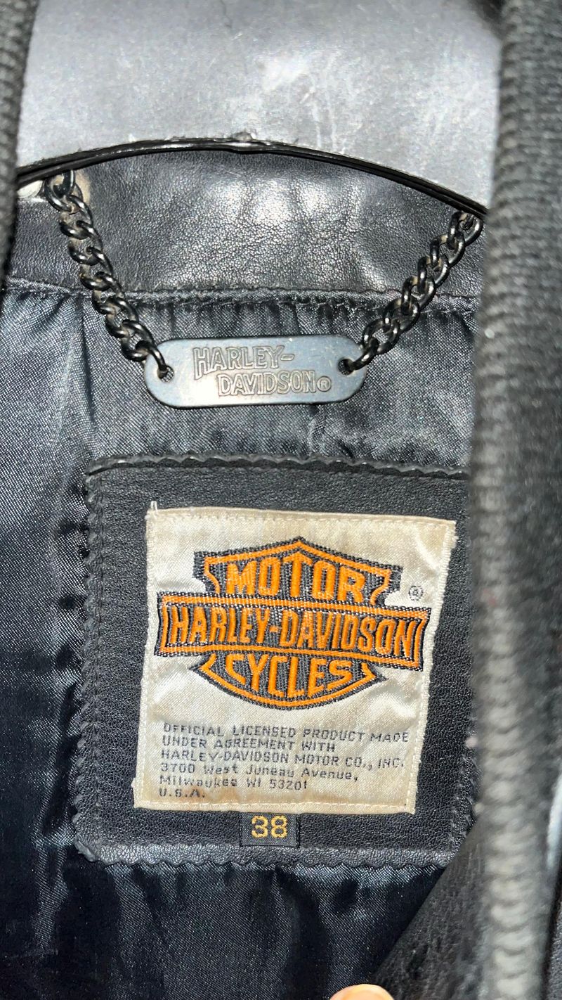 Harley Davidson Leather Jacket Original Made in USA, foto 6