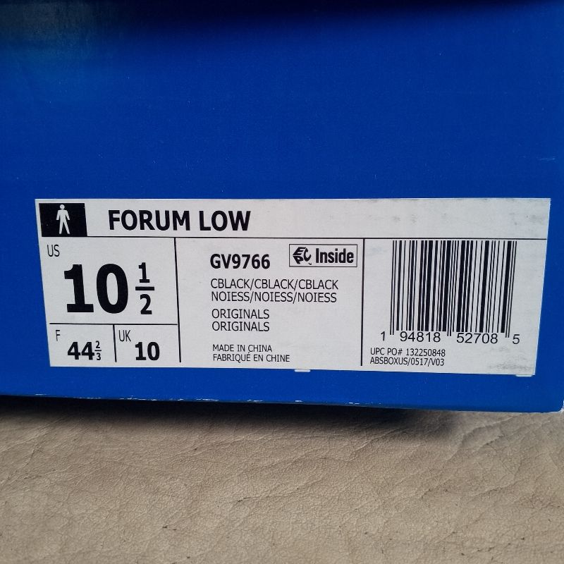 Adidas Forum Low Triple Black, foto 7