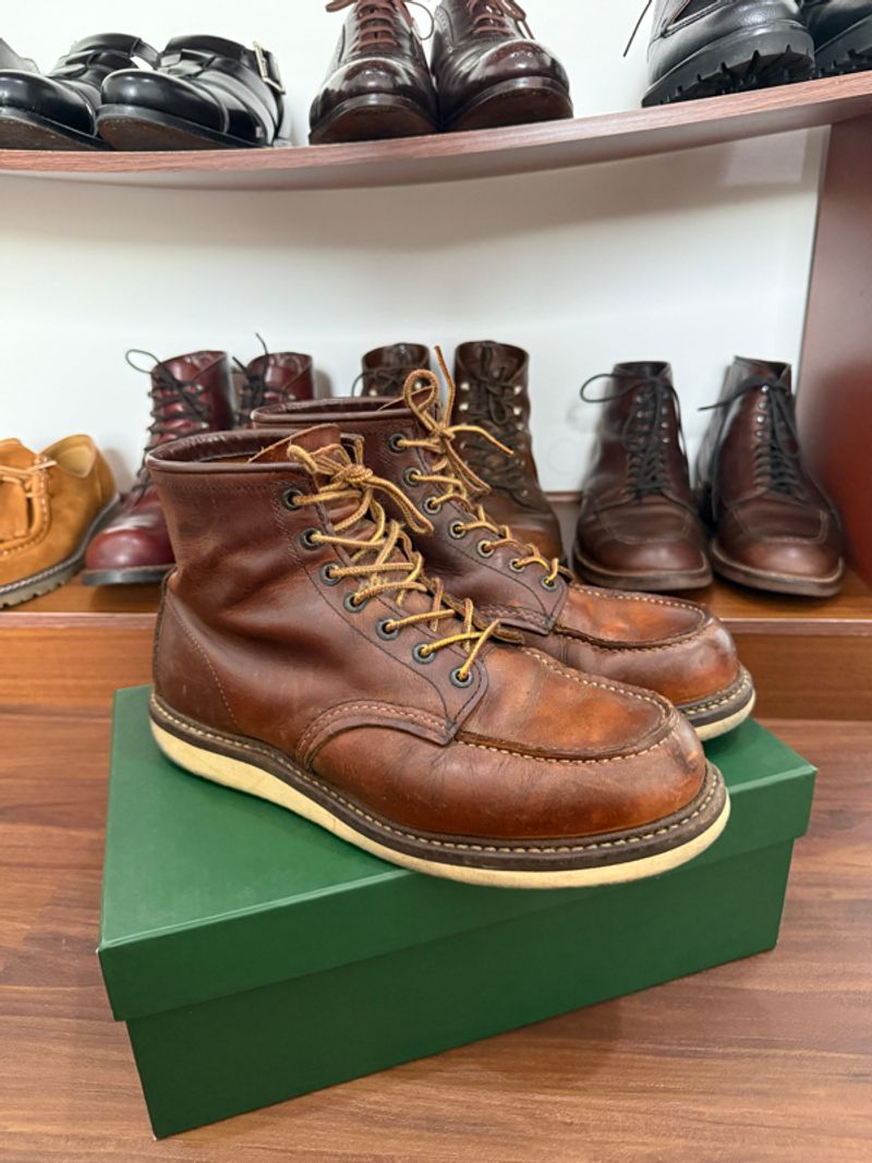Red Wing 1907 Moc Toe — Copper Rough & Tough, foto 3