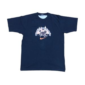 Nike Vintage Casual T-shirt Pria navy black