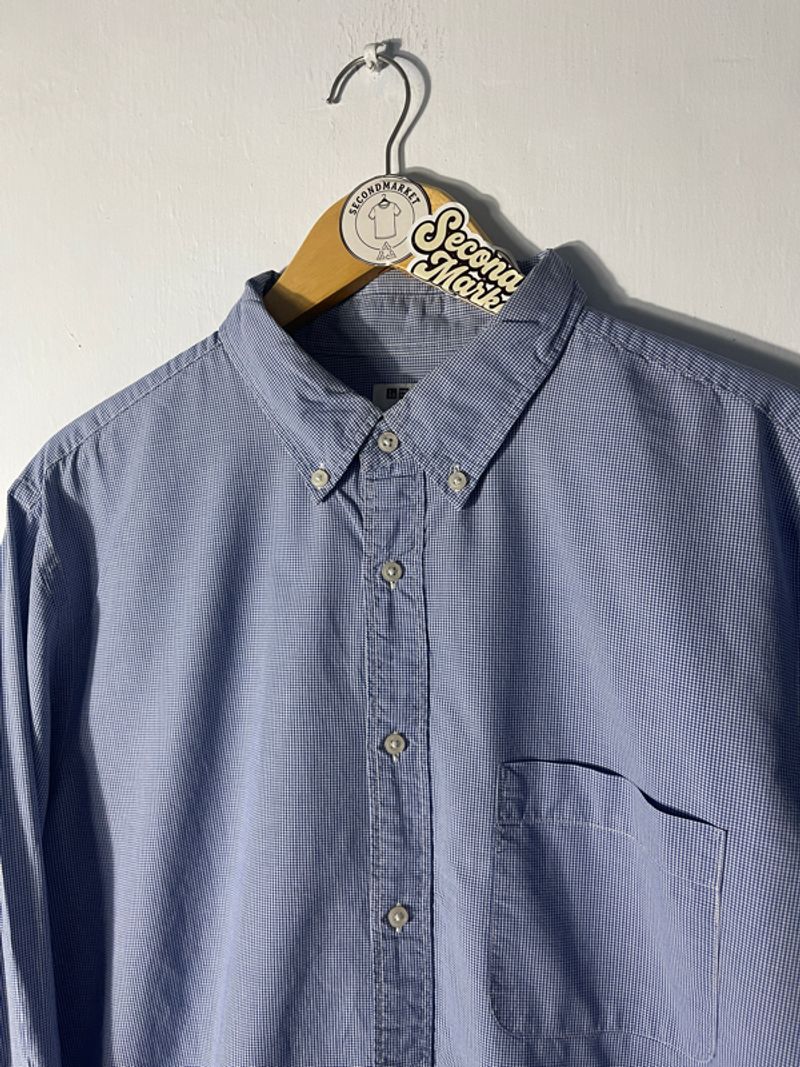 kemeja buttondown uniqlo, foto 2