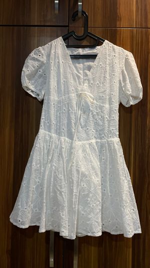 white dress