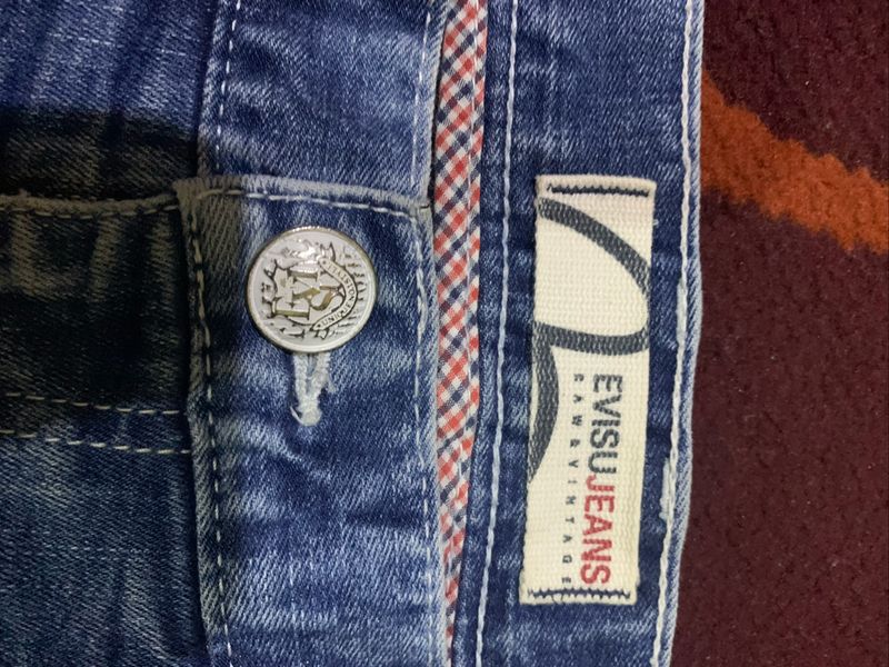Evisu fading tebal, foto 4