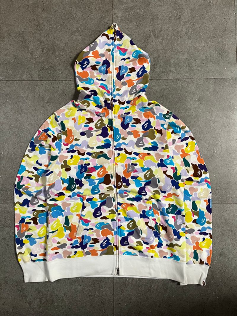 BAPE Multi Camo Full Zip Up Hoodie, foto 3
