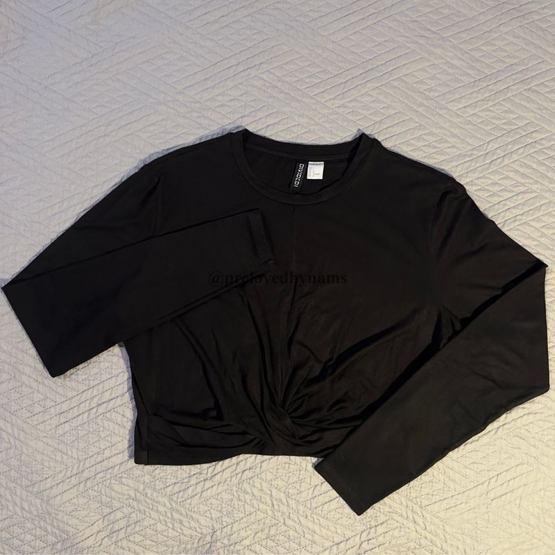 H&M Twist Black Top, foto 2