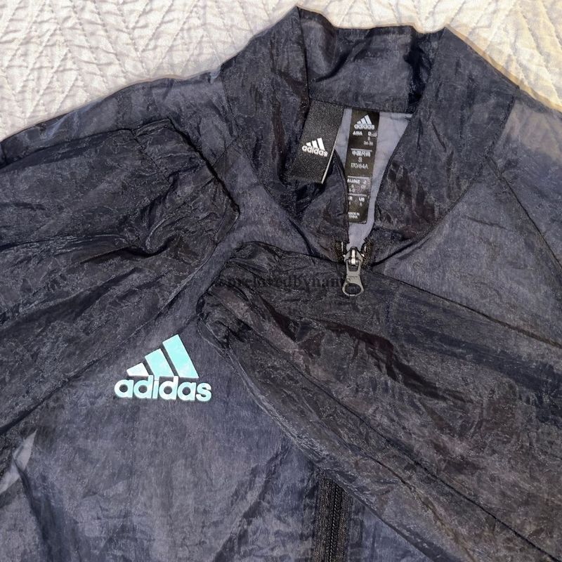 Adidas See Through Black Oversize Varsity Jacket GL3424, foto 2