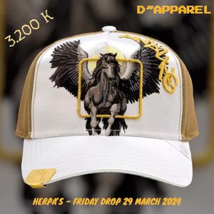 Streetwear Hat Pria white