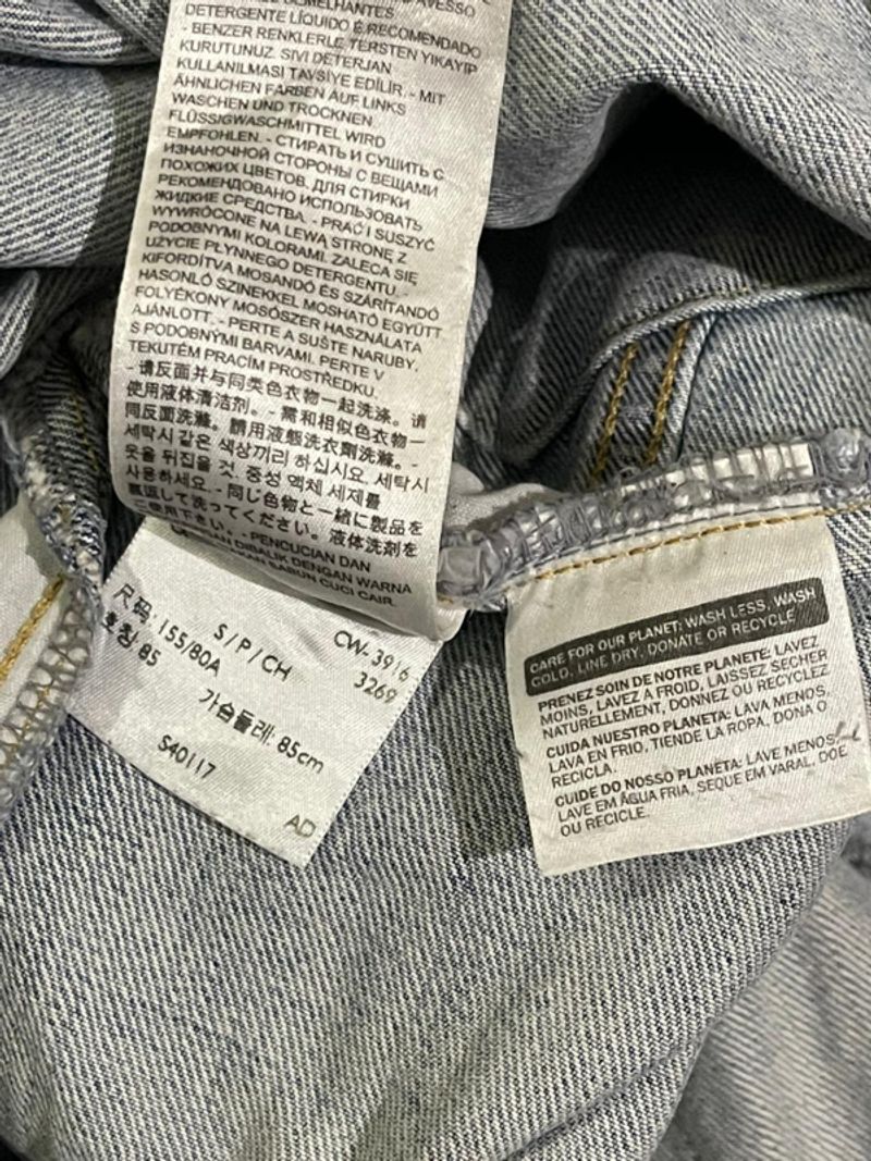 Levi’s Blue Wash Denim Jacket, foto 9